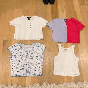 Girls Summer Tops Fit Girls Size 8-10y